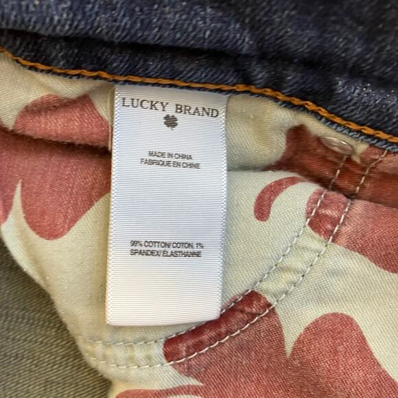 Lucky Brand Sz 8/29 ‘Zoe Boot’ Jeans Bootcut  Dark Wash Stonewashed Y2K Western - Picture 12 of 15